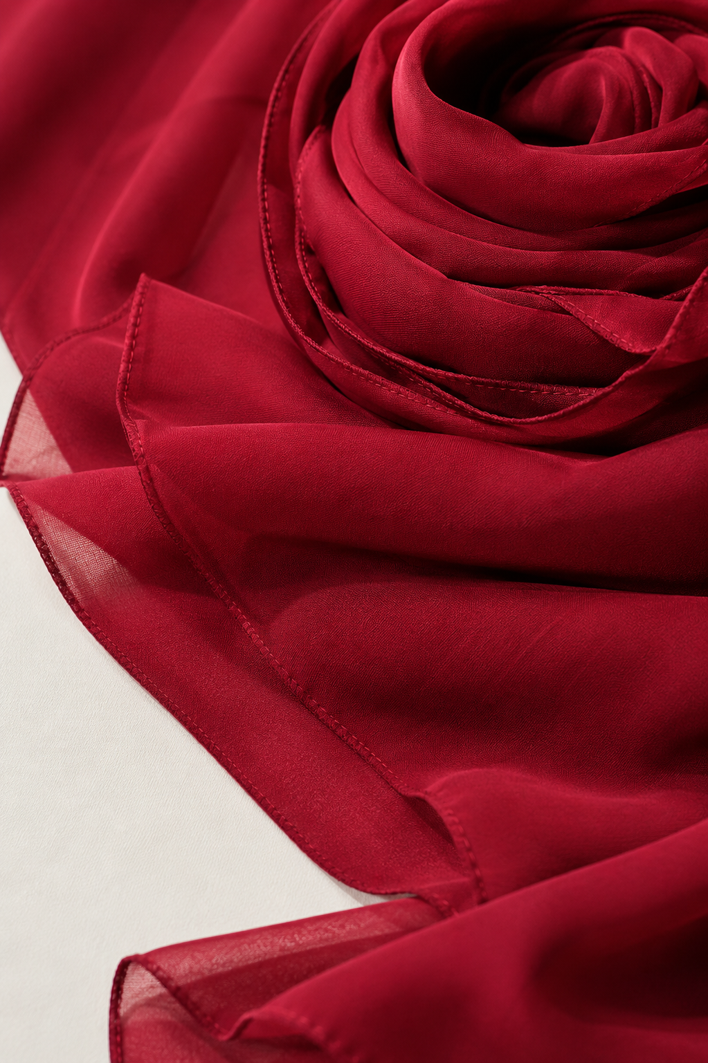 Chiffon Bubble - Apple Red