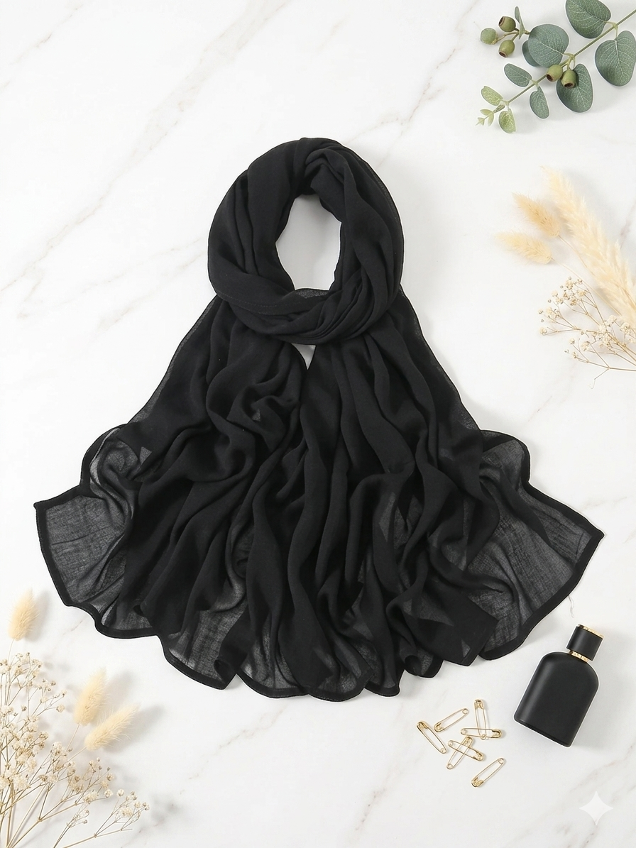 Modal Hijab - Black
