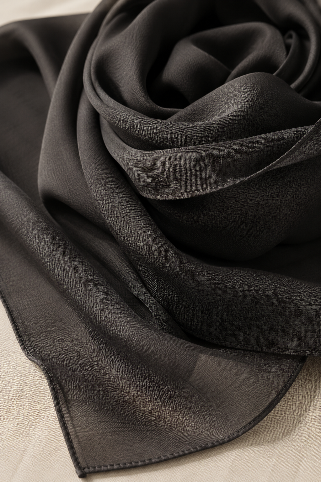 Chiffon Bubble - Charcoal Grey
