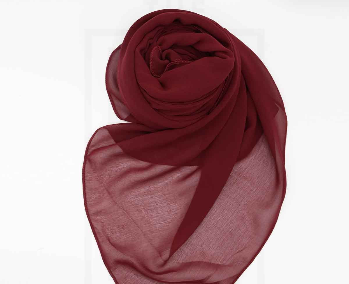 Chiffon Bubble - Maroon