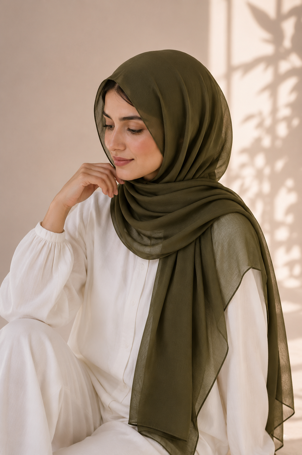 Chiffon Bubble - Dark Olive