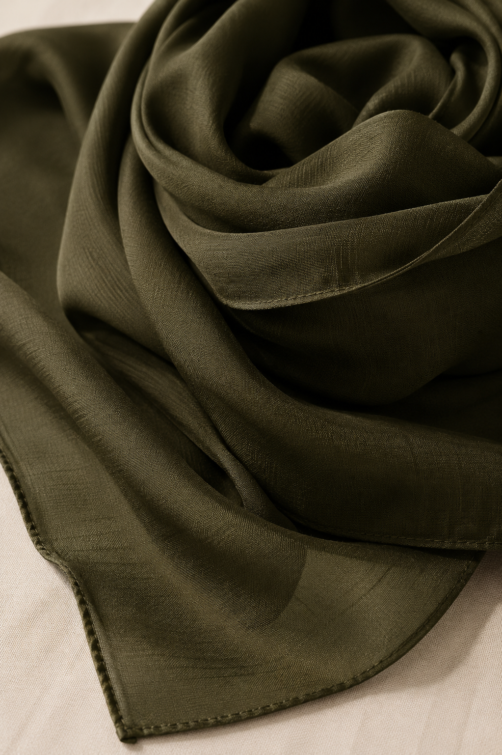 Chiffon Bubble - Dark Olive