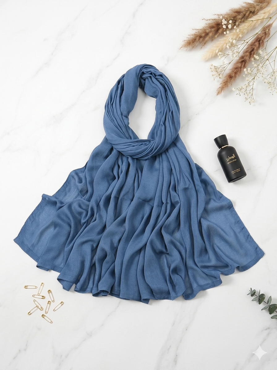 Modal Hijab - Denim