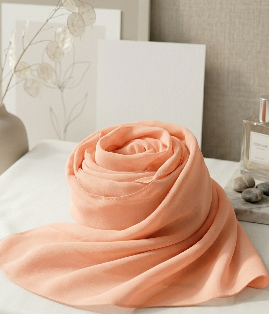 Chiffon Bubble - Peach