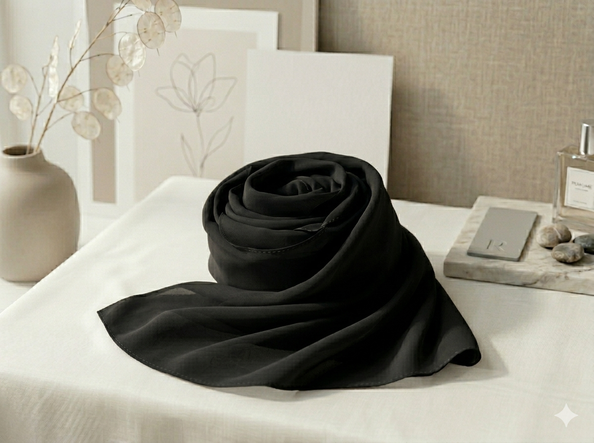 Chiffon Bubble - Black