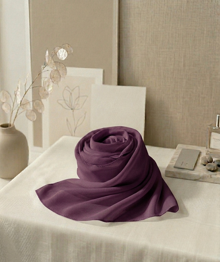 Chiffon Bubble - Plum