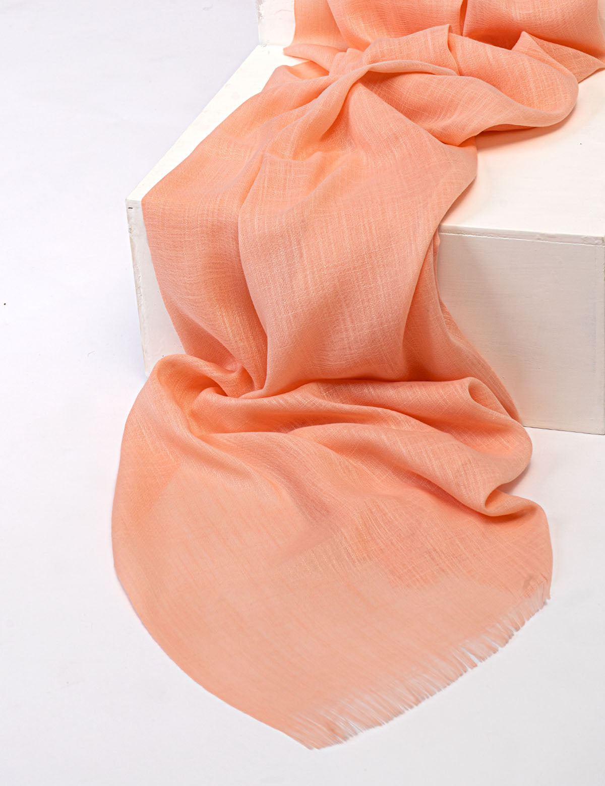 Turkish Lawn Hijab - Peach