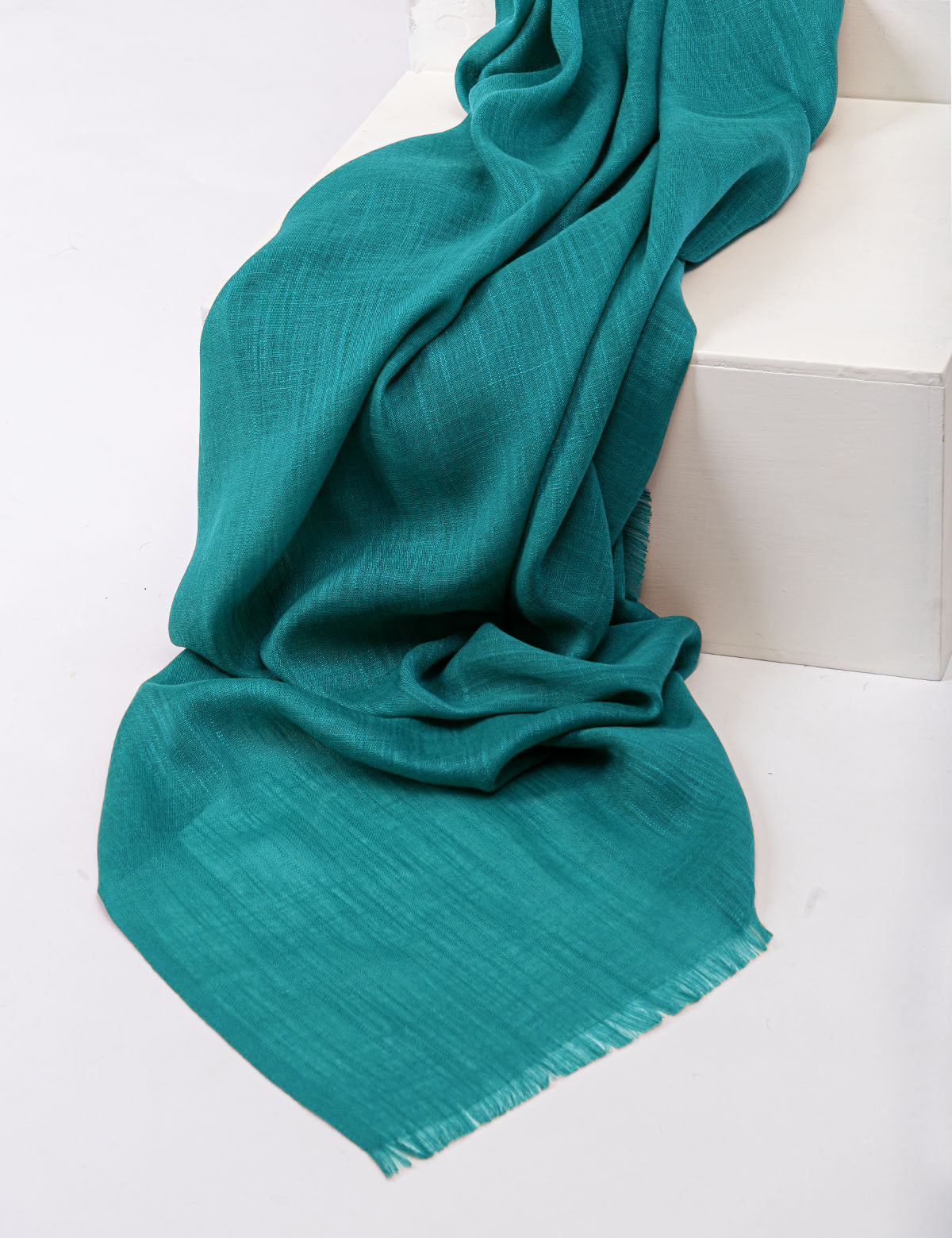 Turkish Lawn Hijab - Teal