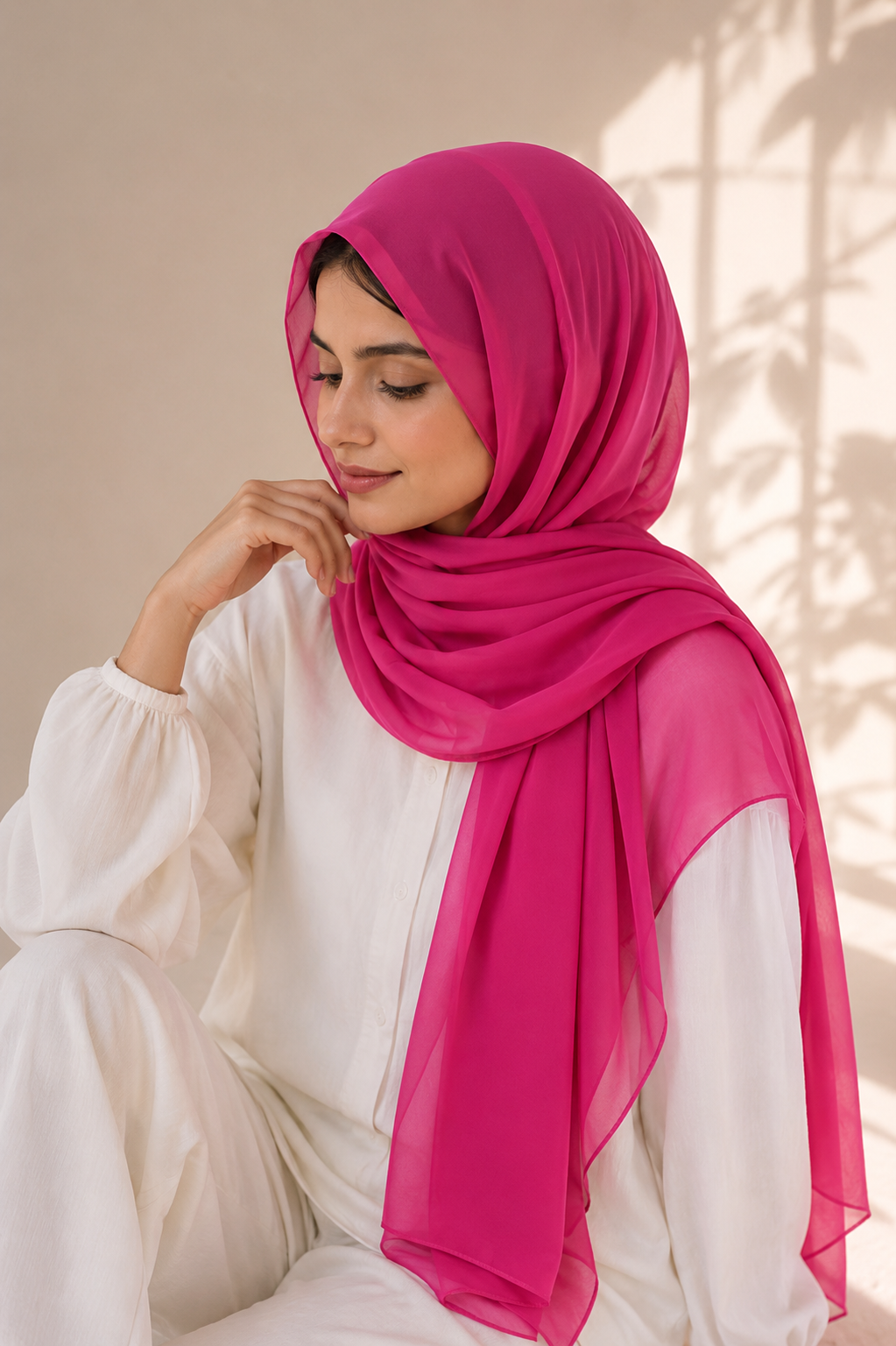 Chiffon Bubble - Hot Pink