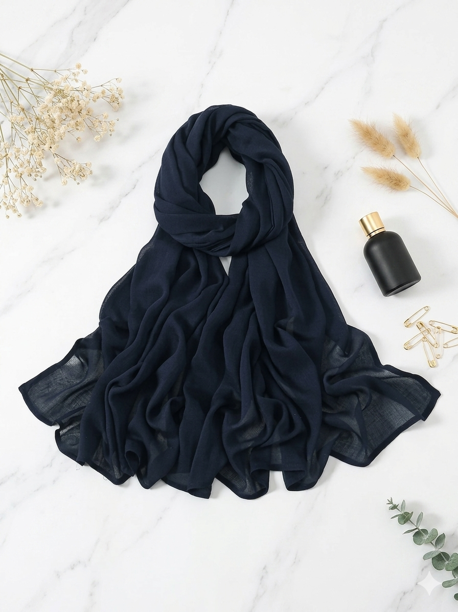 Modal Hijab - Navy