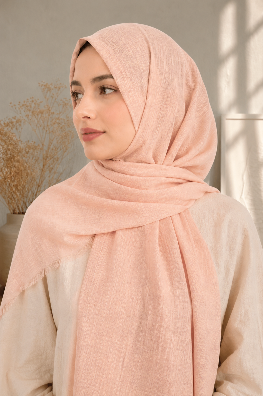Turkish Lawn Hijab - Rose Pink