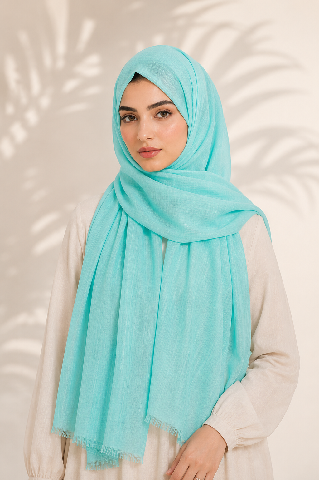 Turkish Lawn Hijab - Mint Green