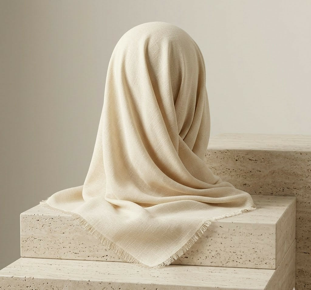 Turkish Lawn Hijab - Beige