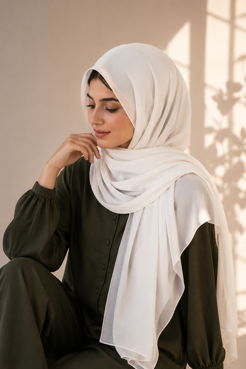 Chiffon Bubble - White