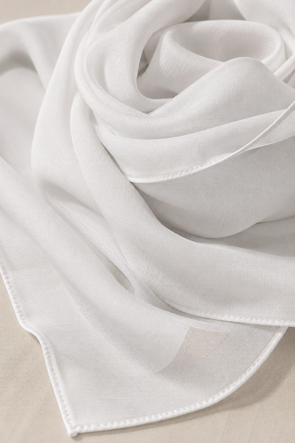Chiffon Bubble - White