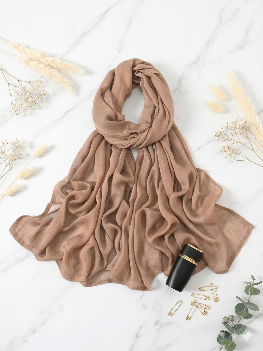Modal Hijab - Peanut