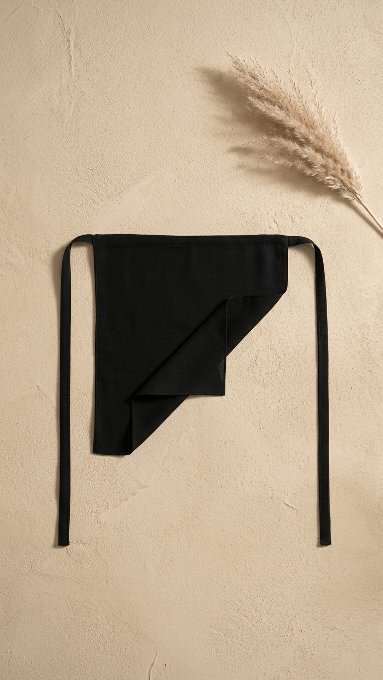 Chiffon Half Niqabs - Black