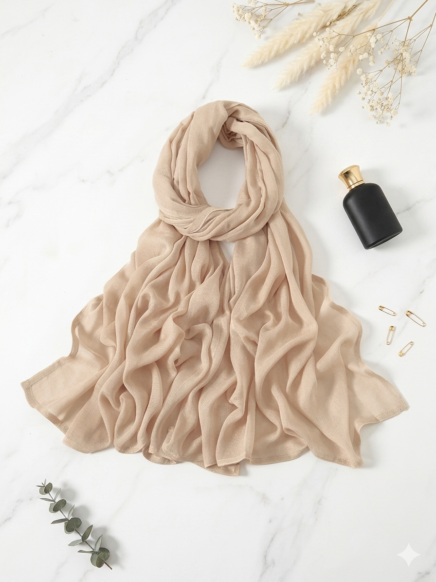 Modal Hijab - Oat